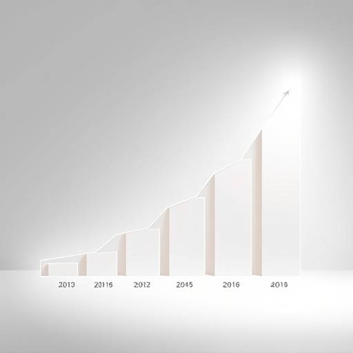 Gr√°fico que muestra el crecimiento constante de Oratoria Clara a lo largo de los a√±os.